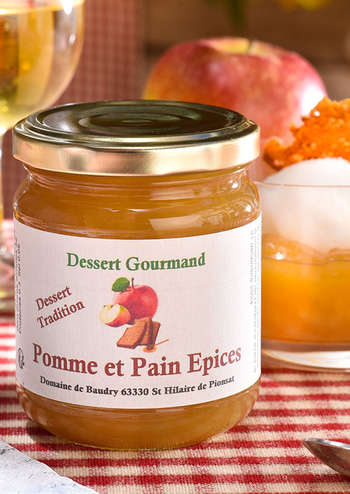 DESSERT "tradition" Pomme et Pain d'épices 220g