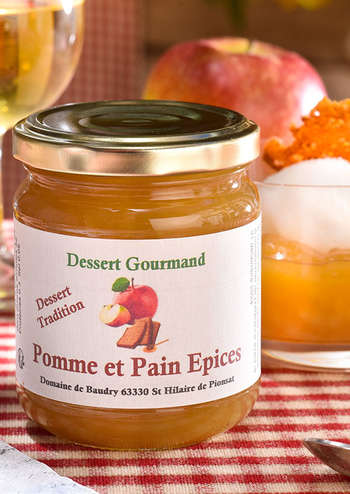 DESSERT "tradition" Pomme et Pain d'épices 220g