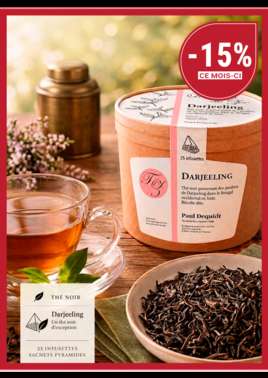 Thé noir Darjeeling 25 infusettes