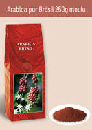 250g Arabica pur Brésil moulu