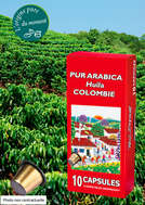 10 Capsules Arabica pur Huila Colombie