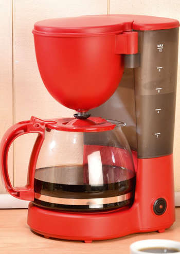 Cafetière électrique rouge