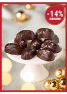 Lot de 2 x 9 CHOCOLATS noirs pralin feuilleté 160g