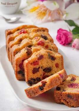 Cake aux fruits prétranché 275g