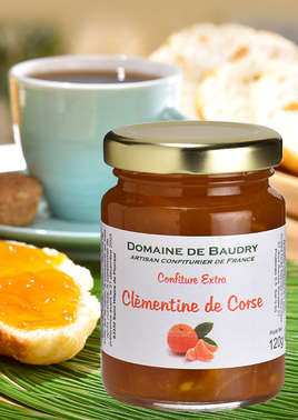 CONFITURE extra clémentine de Corse 120g