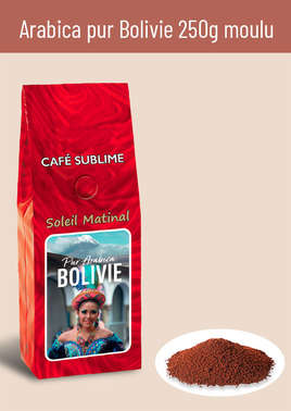 Arabica pur Bolivie 250g moulu