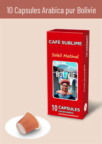 Arabica pur Bolivie en capsules