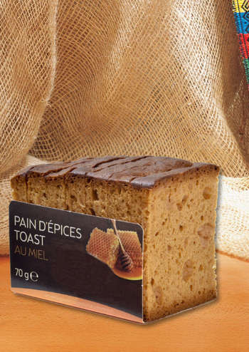 Pain d'épices 70g au Miel