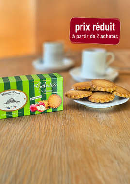 Galettes sablées à la pomme 40g