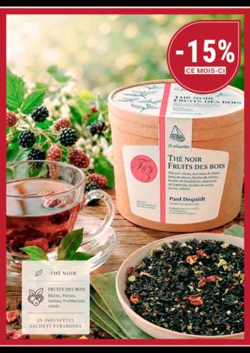 Thé noir fruits des bois