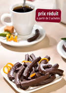 ORANGETTES enrobées de chocolat 80g