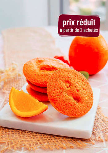 PALETS croustillants à l'orange