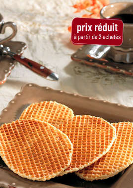 GAUFRES fourrées à la vergeoise