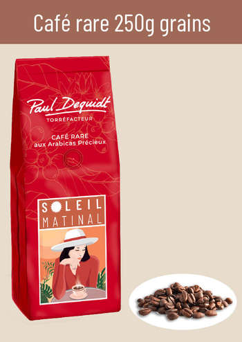 250g café rare Soleil Matinal en grains