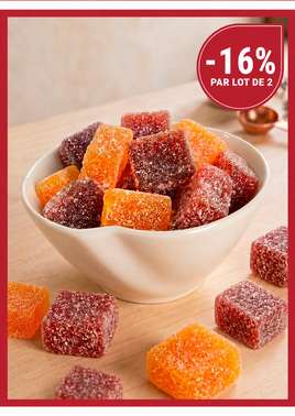 Pâtes de fruits 110g LOT de 2