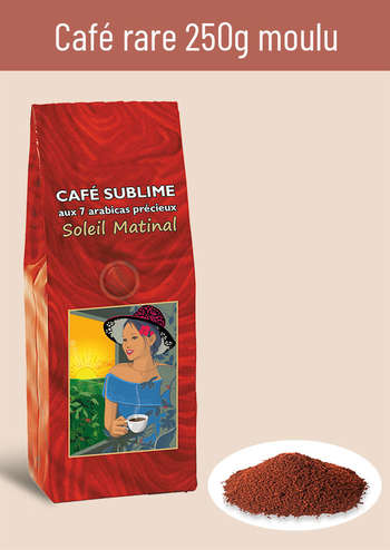 250g café rare Soleil Matinal moulu