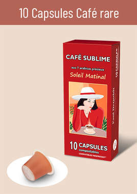 10 Capsules Café rare aux arabicas précieux