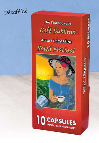 10 Capsules Café rare Décaféiné