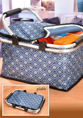 Panier de courses pliable