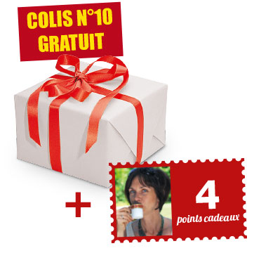 Chaque colis n°10 est gratuit